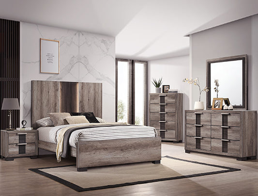 Rangley B6830 Two-Tone Bedroom Set - 4 Pc