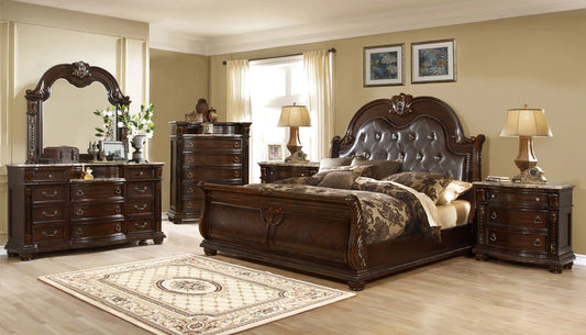 B9505 McFerran 4 Pc Bedroom Set - King Bed