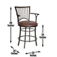 Bayview 24″ Swivel Counter Stool BAY600CS