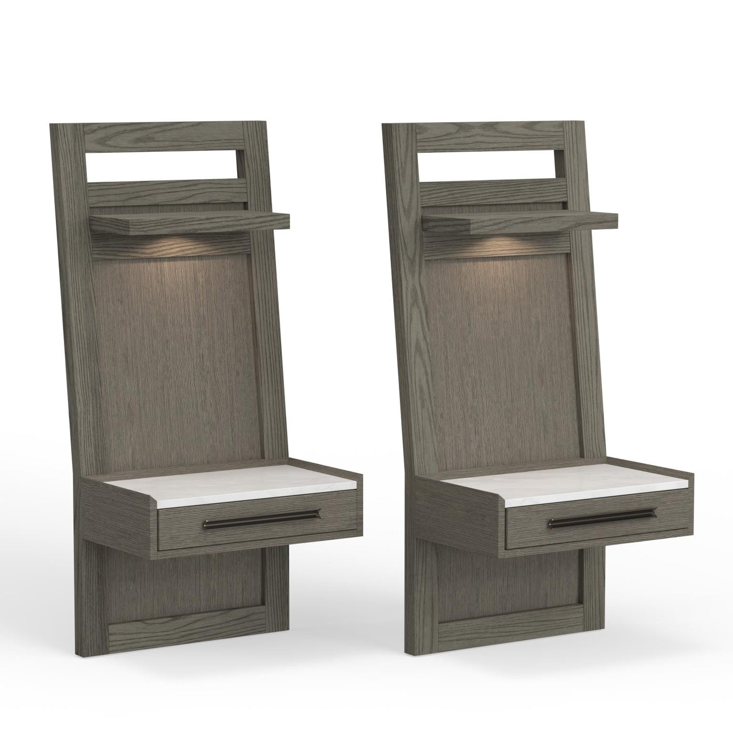 Pure Pair of Nightstand Piers BPUR#52250P