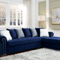 Wilmington Velvet Sectional - Furniture of America