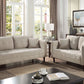 Lynda Chenille Sofa Collection - Light or Dary Gray