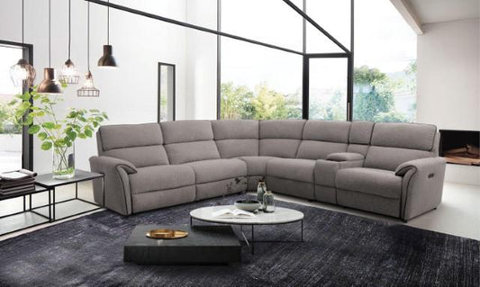 Osanna Warm Gray Power Sectional CM9928SM