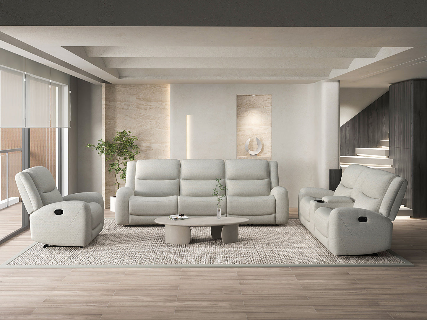 Giraldus Sofa & Love Beige CM9988BG