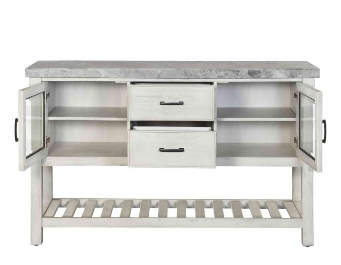 Canova Gray Marble Top Server CV500SV