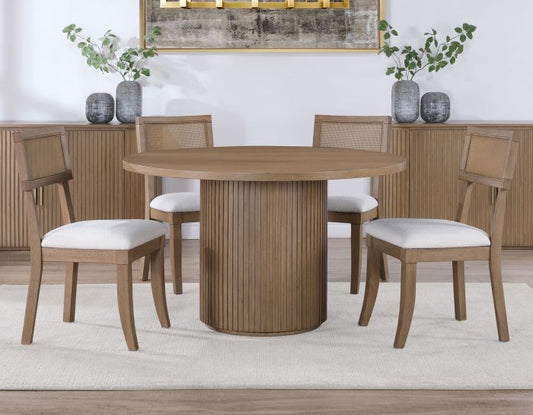 Colvin 5 Pc Dining Collection COL500NT - Brown Finish