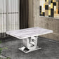 D14 Marble Top Dining Collection - 4 Chair Colors