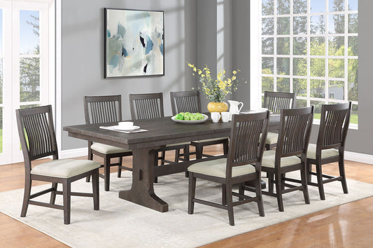 Best Quality D160 Rustic 9 Pc Dining Set