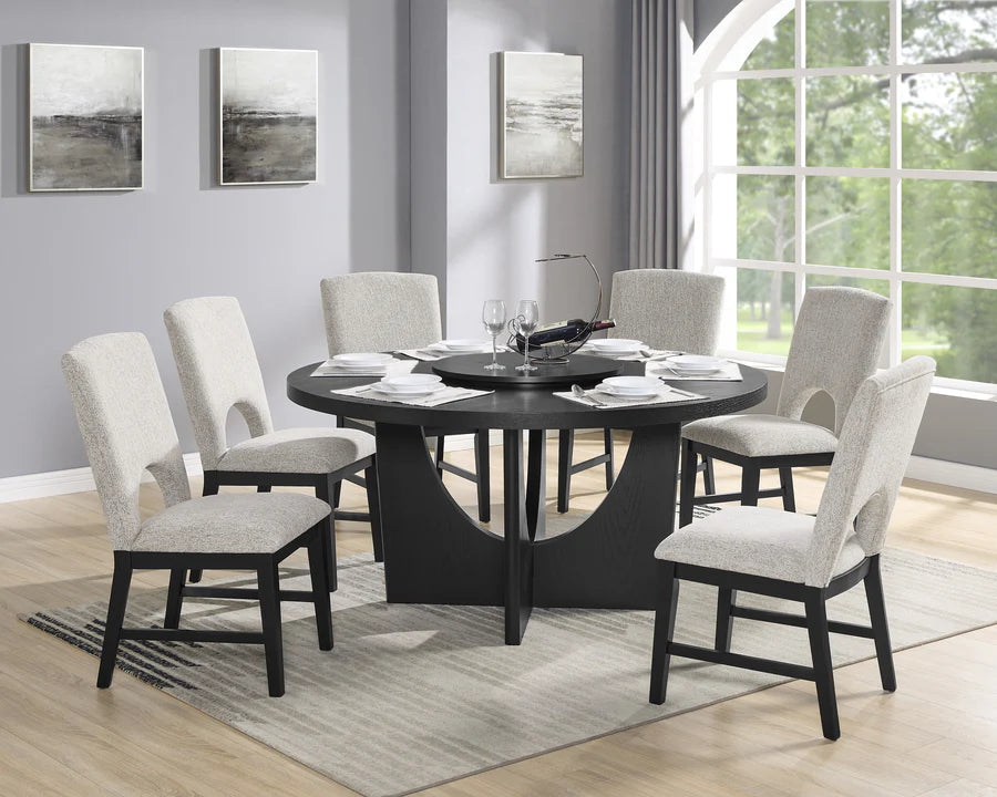 McFerran D2075 Dining Set w/Lazy Susan