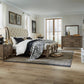 Americana Farmhouse 4 Pc Sleigh Bedroom Set