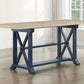 Darcy 5 Pc Dining Set Midnight Blue w/Extension Leaf