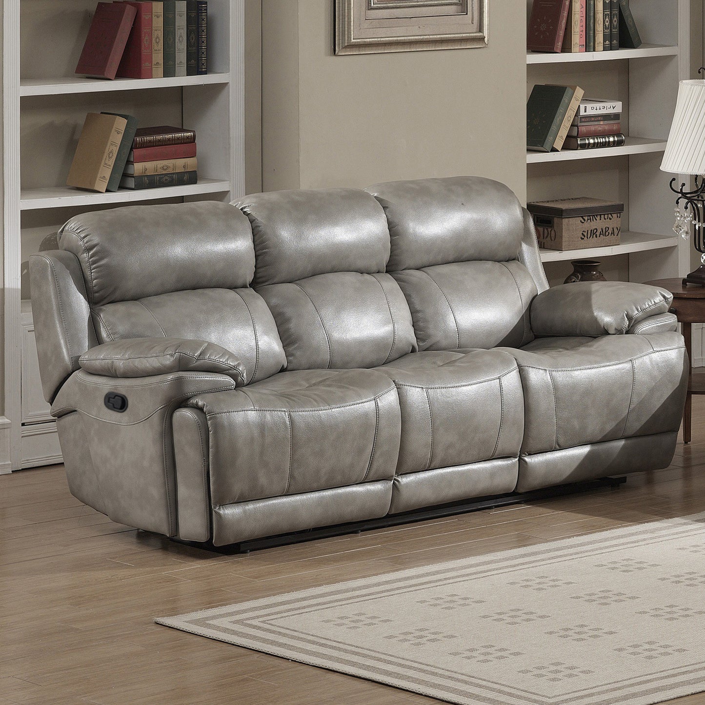 AC Pacific Estella Motion Sofa Collection - Stucco Color