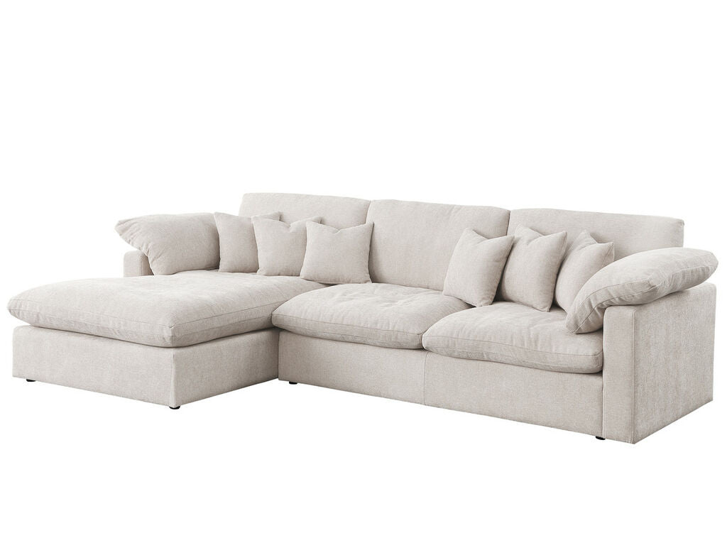 Eloise Beige Chenille Sectional 81481