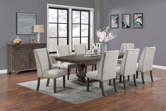 Poundex F2529 Double Pedestal Dining Collection