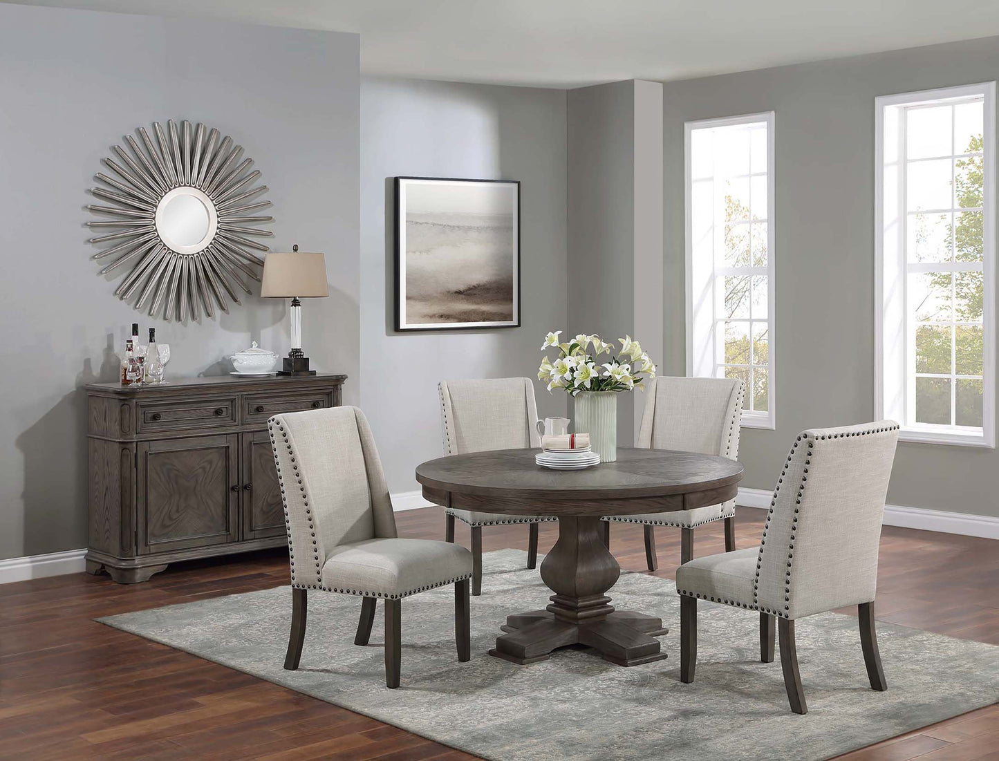 F2528 Poundex 5 Pc Dining Collection