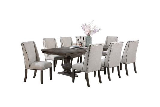 Poundex F2529 Double Pedestal Dining Collection