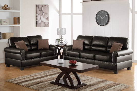 F7878 Sofa & Love Seat - Espresso