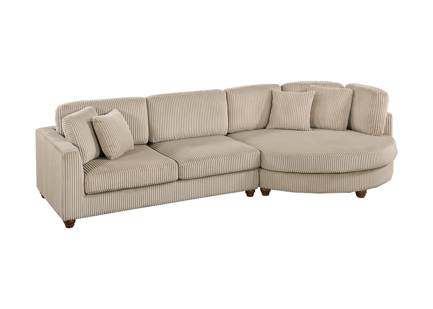 F8458 Camel 2 Pc Sectional