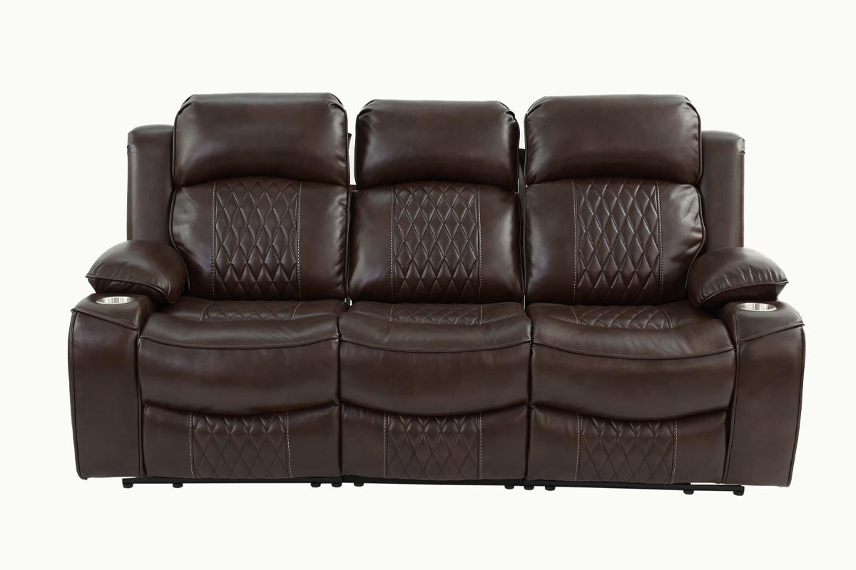 Poundex F86403 Motion 3 Pc Sofa Set - 2 Colors