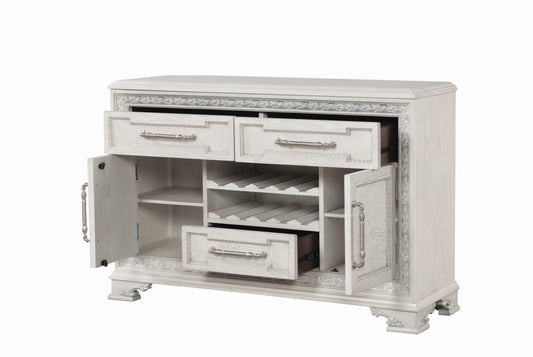 Stella Mia Ivory Sideboard FM31000WH-SV