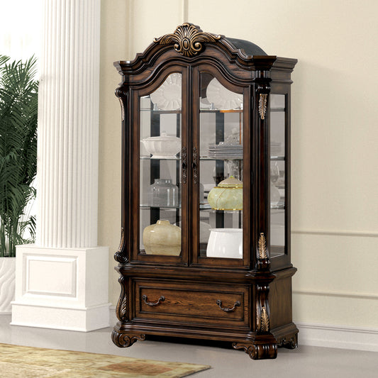 Leovanni Curio Cabinet FM31003DB-CR-SET