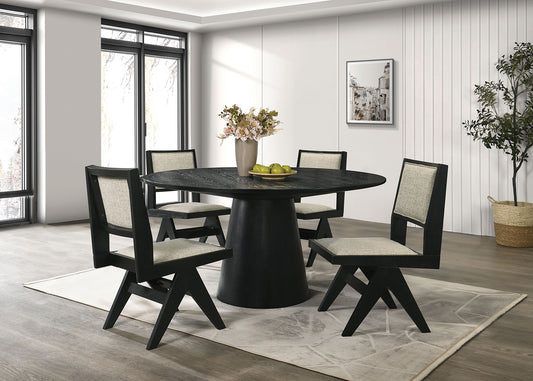 Tottenham 5 Pc Black Dining Collection