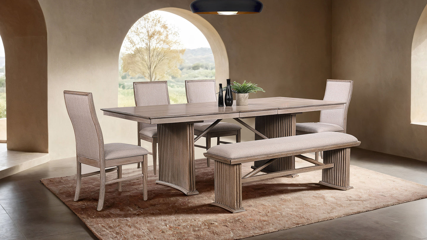 Ellesmere 6 Pc Natural Ash Dining Collection