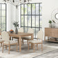 Rheinfall 7 Pc Natural Finish Dining Collection