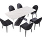 Lenvik 7  Pc Ceramic Top Dining Set