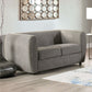 Verdal 2 Pc Charcoal Gray Sofa Set FM61001GY