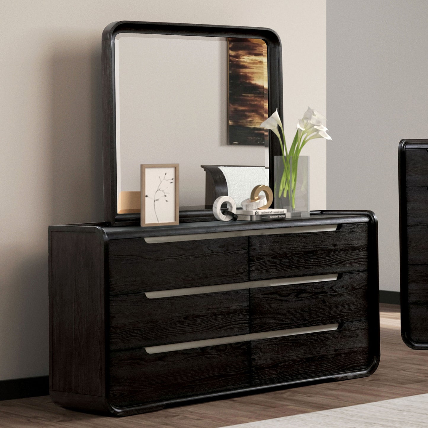 Osterley Black Modern Bedroom Collection FM71500BK