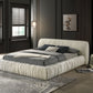 Palmdale FM72006BK Upholstered Bed - Black or Ivory