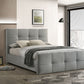 Merced Light Gray King Bed