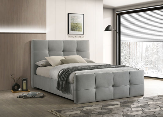 Merced Light Gray King Bed