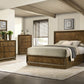 Kirkham 4 Pc Walnut Bedroom Set by FOA