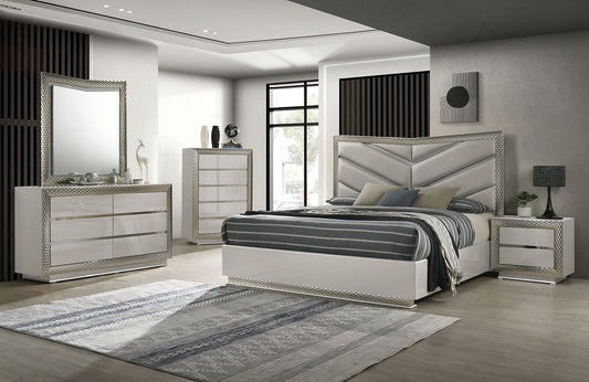 FM7251GY Ventnor Eastern King 4 Pc Bedroom Set