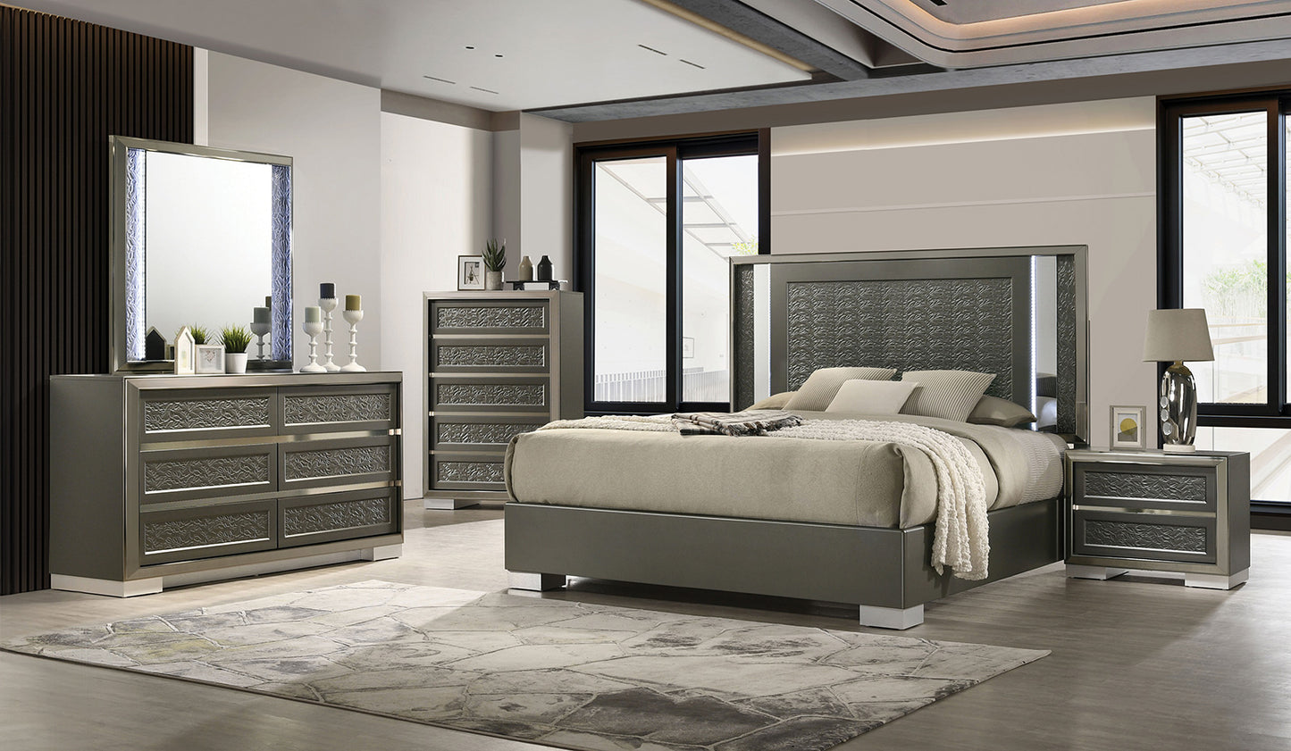 Leyland 4 Pc Bedroom Set - King Bed