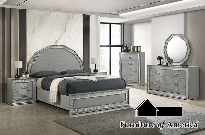 Cassiopeia 4 Pc Bedroom Set - King Bed