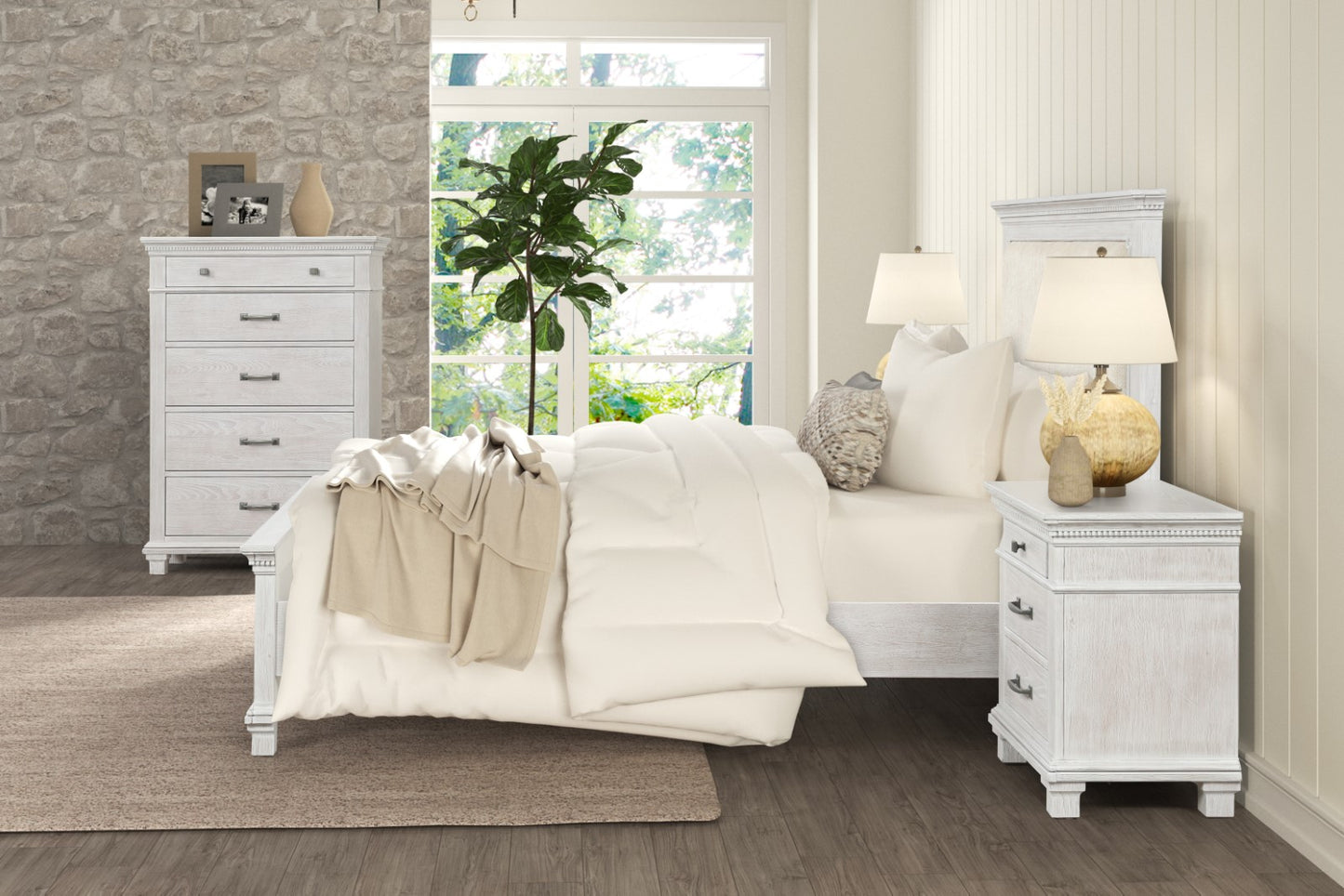 Swanley Weathered Gray Bedroom Collection