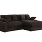 Lilola 81338 Mystic Sectional - Dark Chocolate