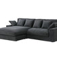 Lilola 81337 Mystic Sectional - Dark Gray