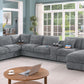 Celine Light Gray Chenille Sectional 89297