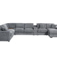 Celine Light Gray Chenille Sectional 89297