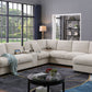 Celine Beige Chenille Sectional 89298