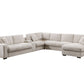 Celine Beige Chenille Sectional 89298