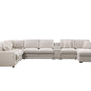 Celine Beige Chenille Sectional 89298