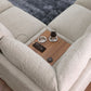 Celine Beige Chenille Sectional 89298