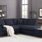 Joshua Sectional Sofa Dark Grey 89291