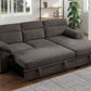 Kipling 81456 Brown Sleeper Sectional