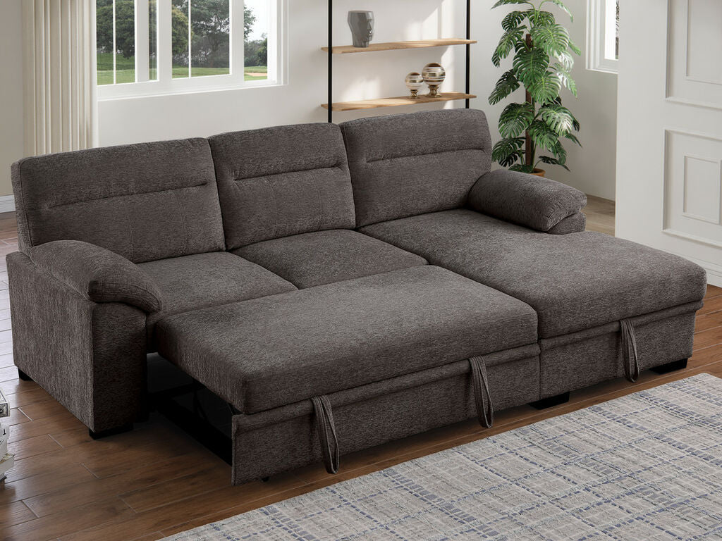 Kipling 81456 Brown Sleeper Sectional